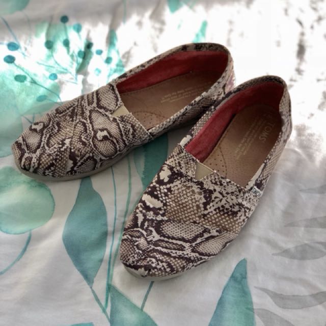 Toms snakeskin Clearance