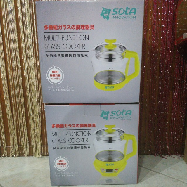 Sota Multi Function Glass Cooker TV Home Appliances Kitchen Appliances Cookers on Carousell