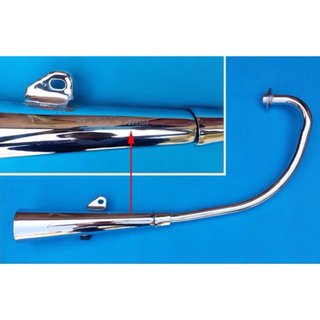 suzuki gn 125 exhaust