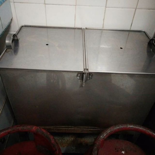 Tong Masak Air Panas With Stand N Tungku Peralatan Dapur Di Carou