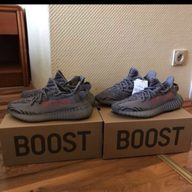 uk8 / adidas yeezy impulso 350 v2 beluga, moda maschile uk8 / adidas yeezy impulso 350 v2 beluga, moda maschile