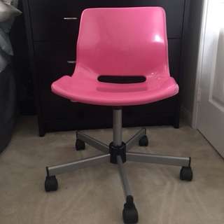 IKEA pink office chair