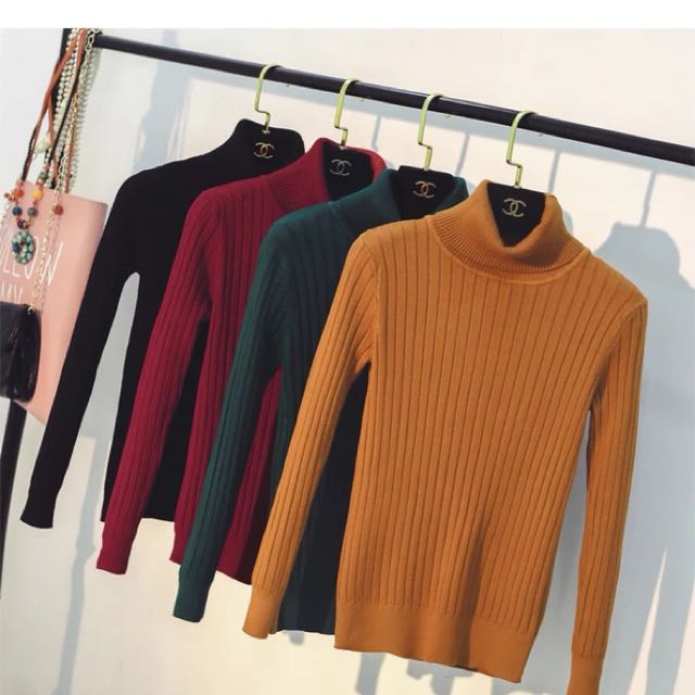 tight turtleneck shirt