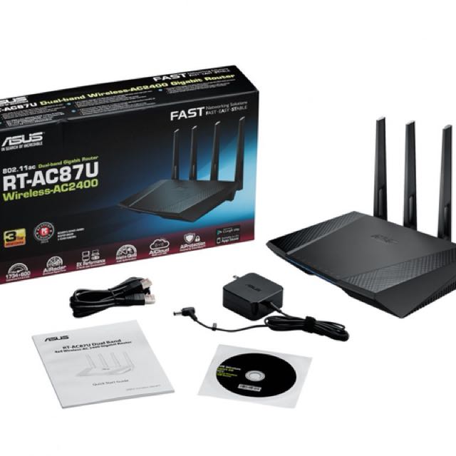 Image showcasing Asus RT-AC87U, Computers & Tech, Parts & Accessories, Networking on ...