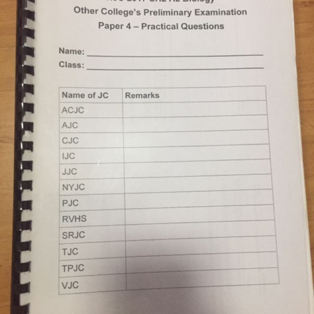 Biology Practical Exam Revision Package Hobbies Toys Books Magazines Textbooks On Carousell
