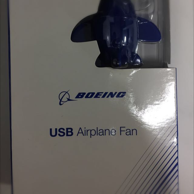 Boeing USB Mini Airplane Fan, Furniture & Home Living, Lighting & Fans