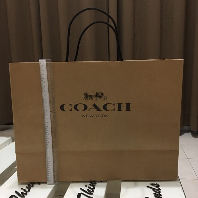 Jual paper bag coach shop