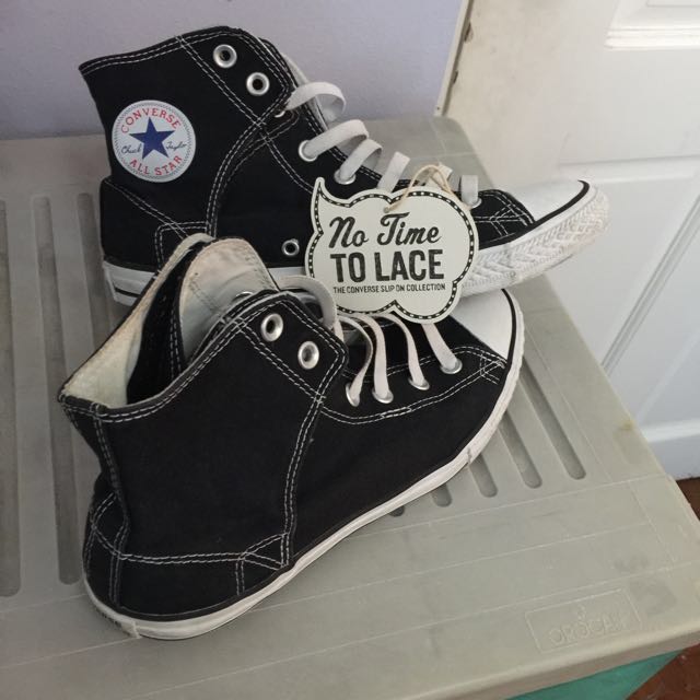 no time to lace converse