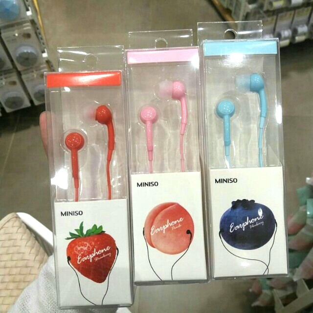 Earphone fruity Miniso, Mobile Phones & Tablets, Mobile 