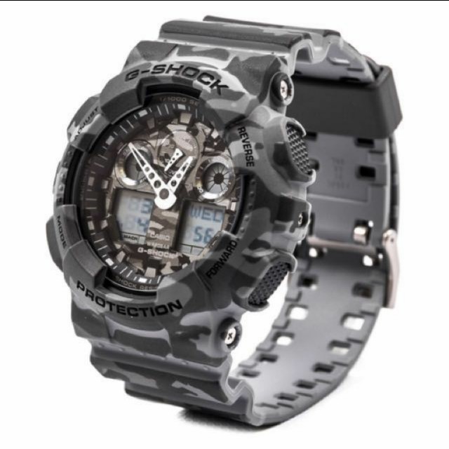 g shock grey camouflage
