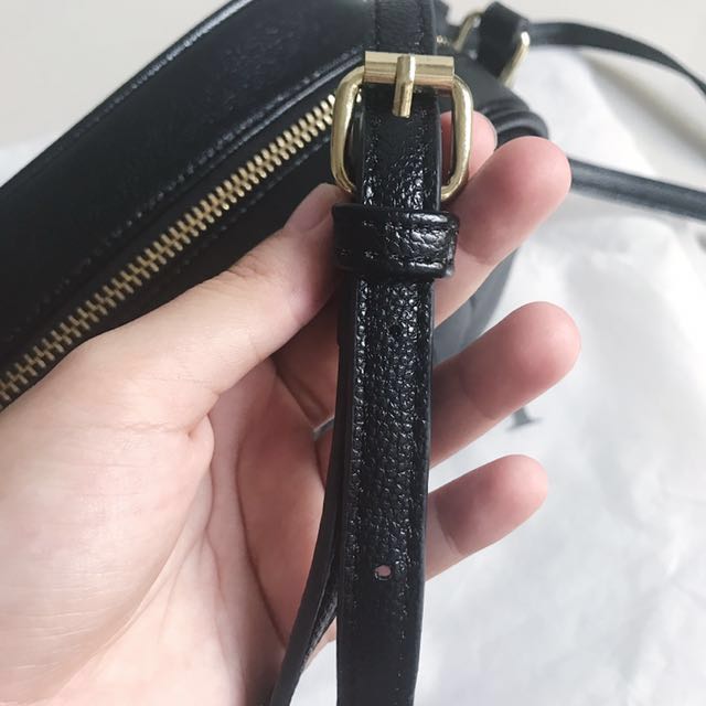 Gucci Soho Black Shoulder Bag Crossbody Tas Selempang Hitam