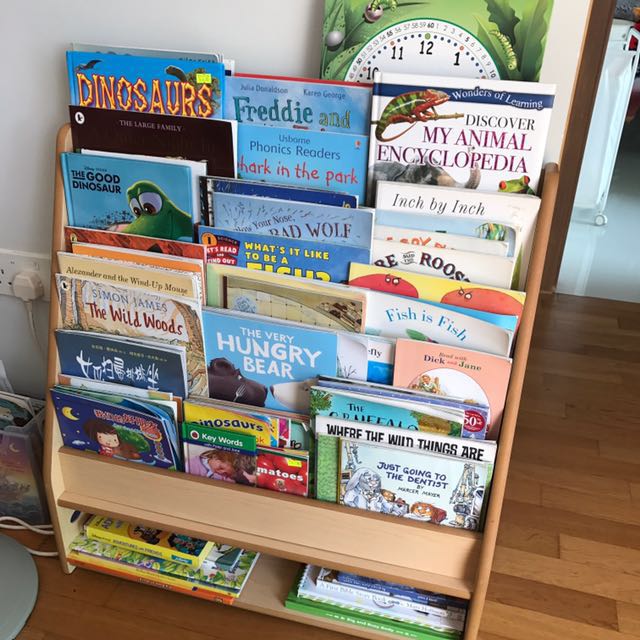 Kids Front Facing Book Shelf Books Stationery Fiction On Carou
