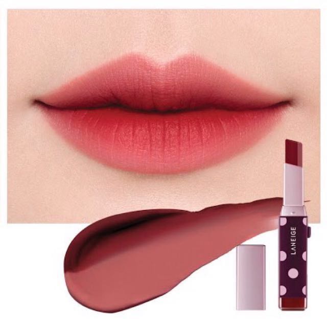 Laneige x YCH Two Tone Matte Lip Bar – 02 Red Cashmere