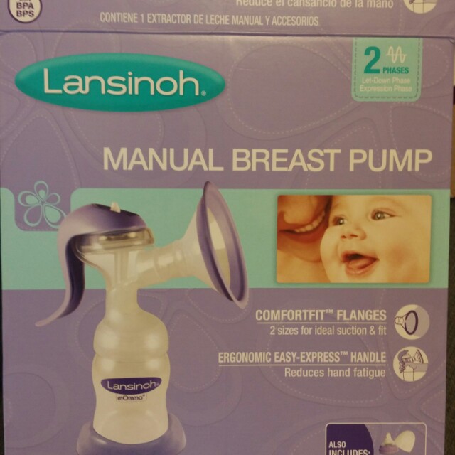 Lansinoh Manual Breast Pump Babies Kids Nursing Feeding On
