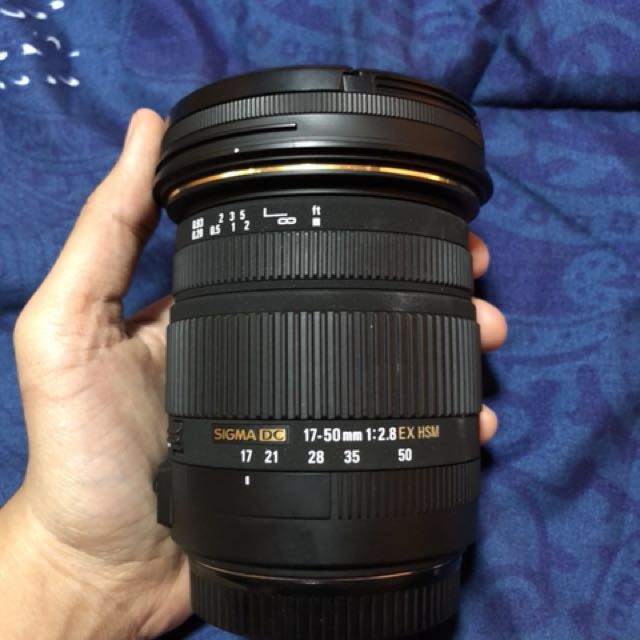 lensa sigma 17 50mm f 2 8 ex dc os hsm