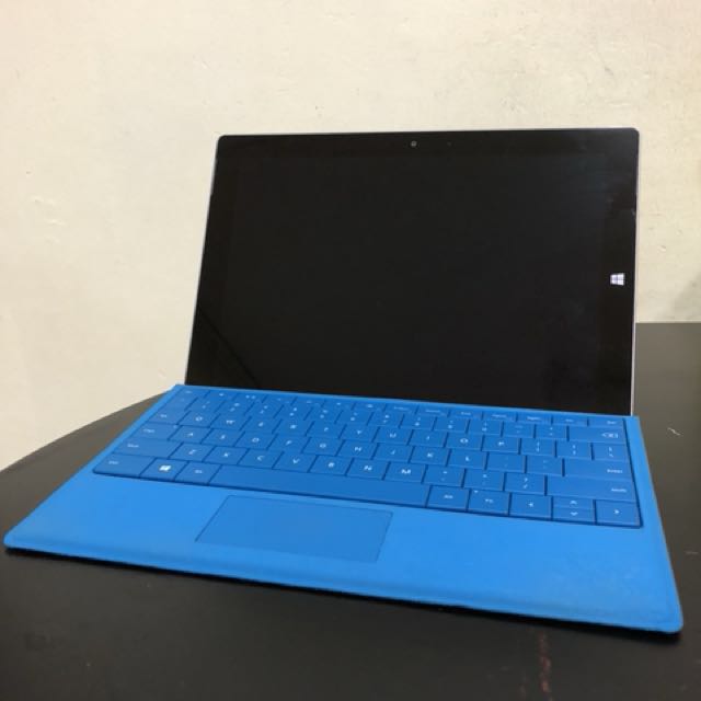 Microsoft Surface 3 (Category: Laptops & Notebooks) located in Singapore. Submitted by andrew_ (Listing ID 143329378, Image 1). Description: Microsoft Surface 3 Looking to sell my old laptop/tablet that I was using previously. ——-COMES WITH CHARGER AND KEYBOARD (BLUE)——- Internals are still good. Can be used for video streaming and Office tools such as Microsoft Word and Excel. Lightweight and definitely portable. **FULL DESKTOP CAPABILITIES** Un