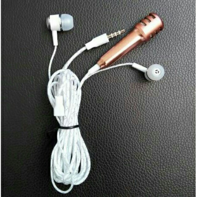 Mini condenser microphone with headset (Category: Microphones) located in Taguig. Submitted by affordshopz (Listing ID 143454785, Image 2). Description: Pm for colors YES COD is available on my shop! 😊 VISIT MY ACCOUNT for more AFFORDABLE items! 😊 Dito presyong DV!! 😂 I'm available for shipping this is brand new! RESELLER ARE WELCOME!! #flymetoSG.
