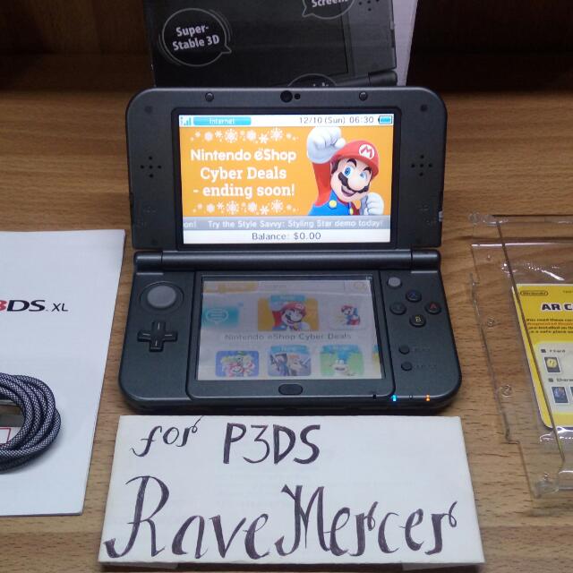 New Nintendo 3DS XL US Version Metallica Black, Video Gaming, Video