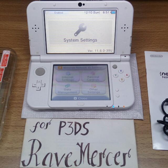 New Nintendo 3DS XL US Version Pearl White, Video Gaming, Video Game