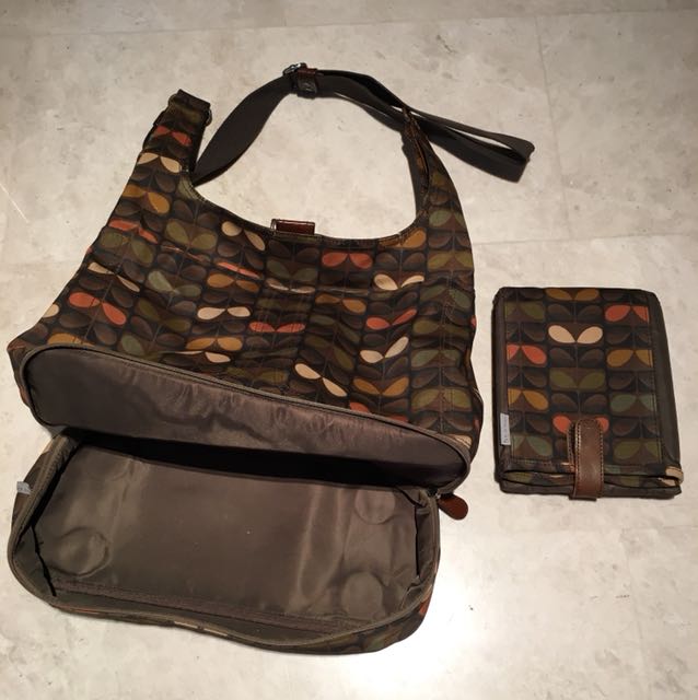 Orla kiely diaper bag discount