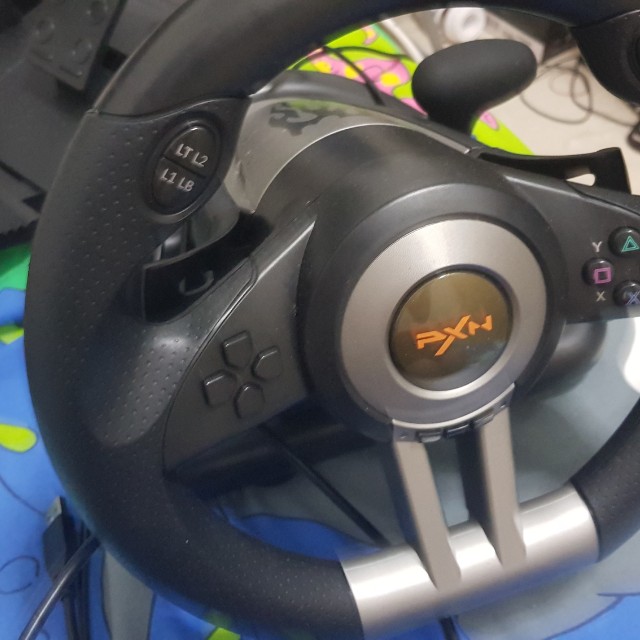 PXNV3II Steering Wheel Racing Game Controller for PS3 PS4 XBOX ONE PC