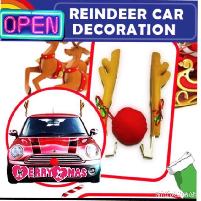Reindeer Car Decoration Christmas Decoration Gifts Car