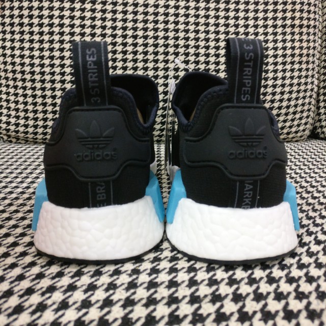 SALE UK5 EU38 Womens US6.5 Adidas NMD Black Icy Blue Women s