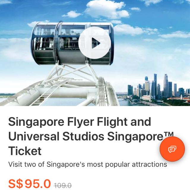 singapore flyer flight and universal studios singapore ticket buy singapore flyer tickets online
