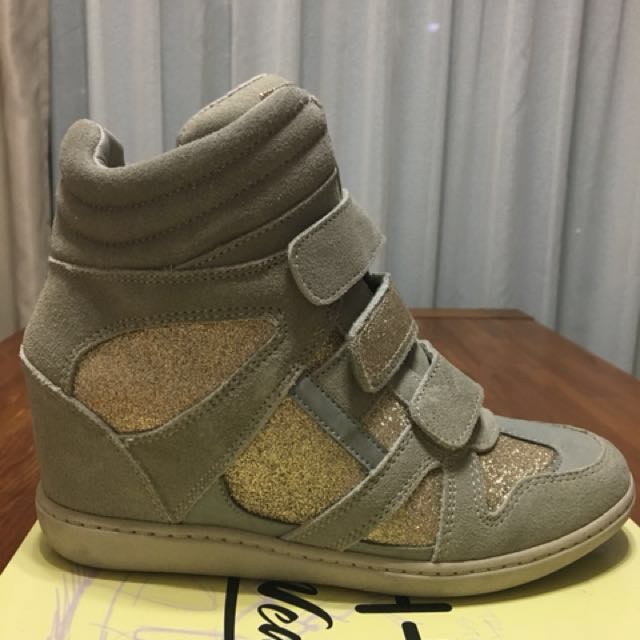 Skechers SKCH 3 Hi Sparkler Hidden Wedge Sneakers