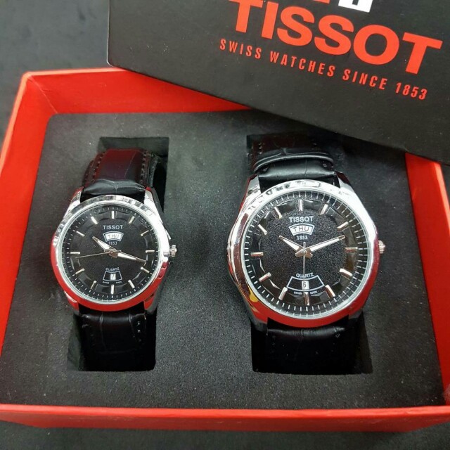Tissot couple cheap watch set