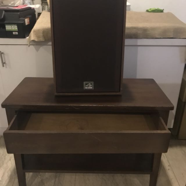 Vintage Antique Narra speaker (Category: Office Furniture & Fixtures) located in Manila. Submitted by foxydivas (Listing ID 130500915, Image 2). Description: narra wood speaker antique vintage in good condition table not included.