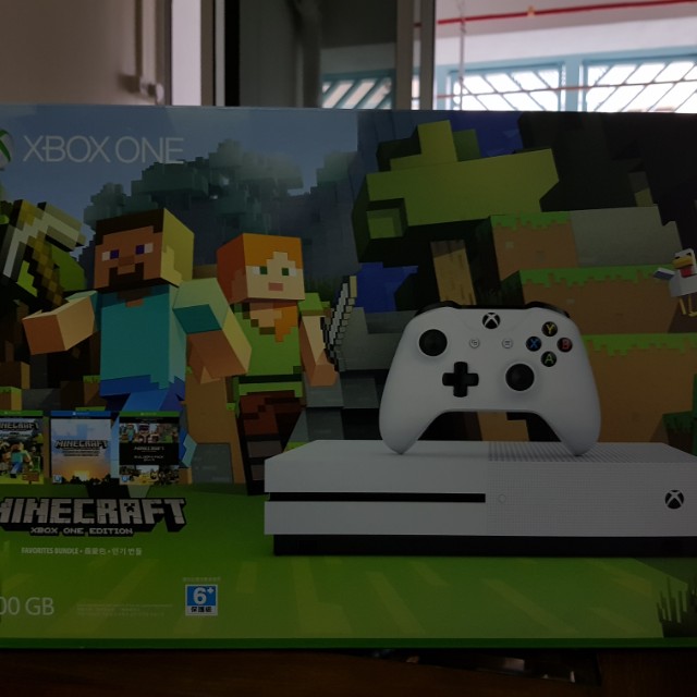 xbox one s 500gb minecraft