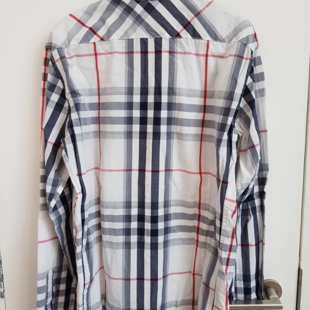 Burberry inspired men's 2025 shirt