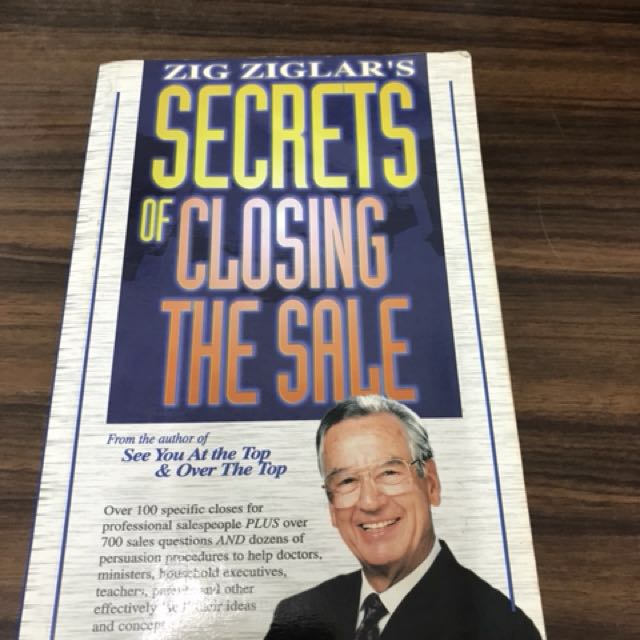 Zig Ziglar S Secrets Of Closing The Sale Books Stationery