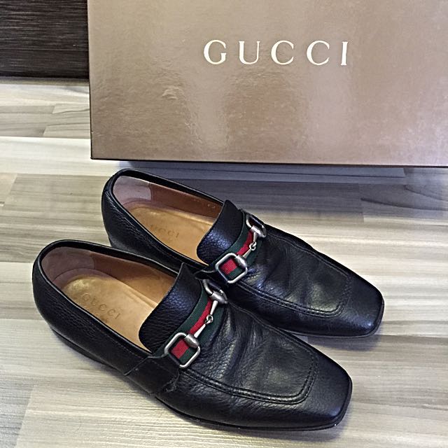 gucci mens leather shoes