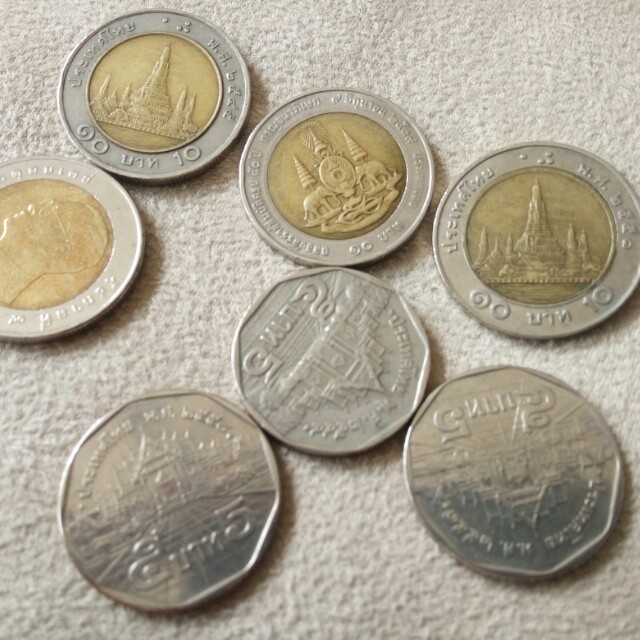 5 And 10 Thai Baht Coins Antiques Currency On Carousell