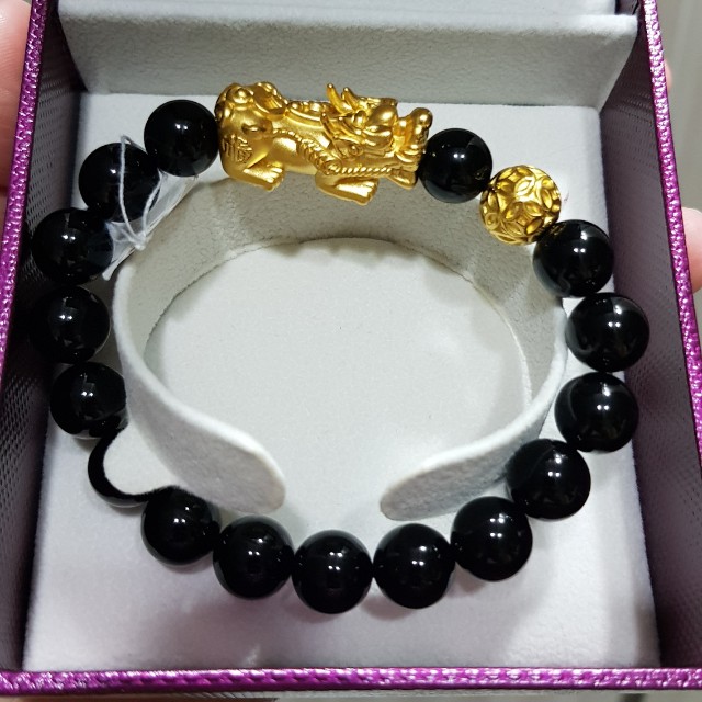 999 Gold Pixiu Bracelet 4 46grams Men S Fashion Accessories On