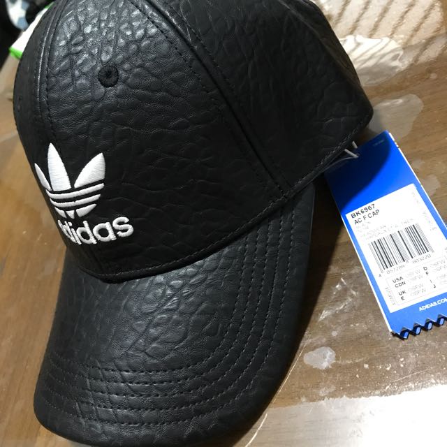 leather adidas hat