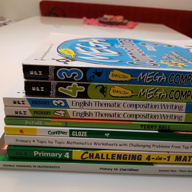 Assessment books for Primary 3 and Primary 4. Unused, Hobbies & Toys ...