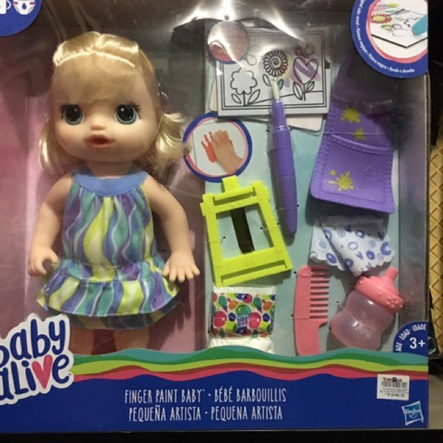 finger paint baby alive