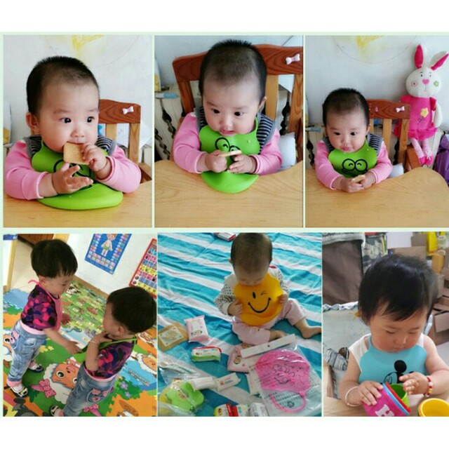 Baby silicone bib waterproof (Category: Changing Mats & Accessories) located in Taguig. Submitted by affordshopz (Listing ID 143463331, Image 2). Description: YES COD is available on my shop! 😊 VISIT MY ACCOUNT for more AFFORDABLE items! 😊 Dito presyong DV!! 😂 I'm available for shipping this is brand new! RESELLER ARE WELCOME!! #flymetoSG.