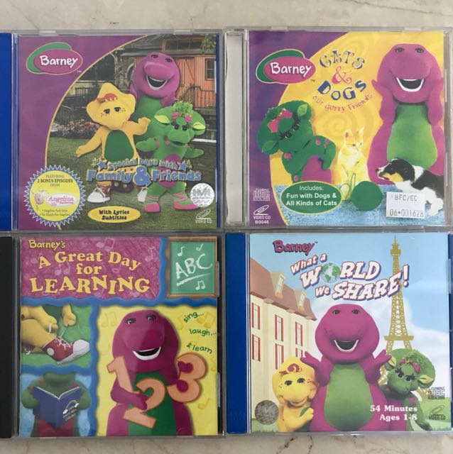 Barney VCD set 1 (4pcs) , Hobbies & Toys, Music & Media, CDs & DVDs on ...