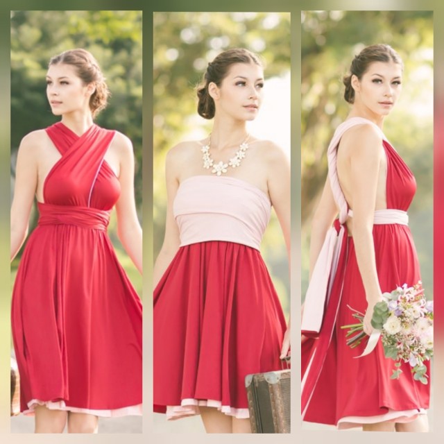 Two tone sale infinity dress