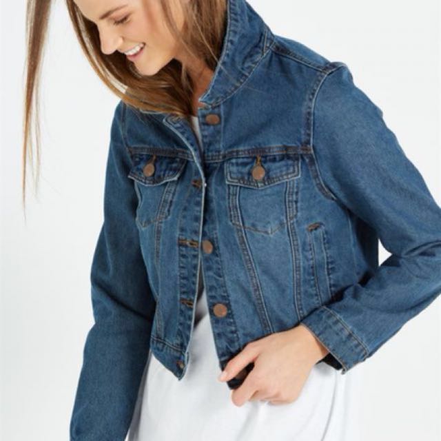 cotton on girlfriend denim jacket