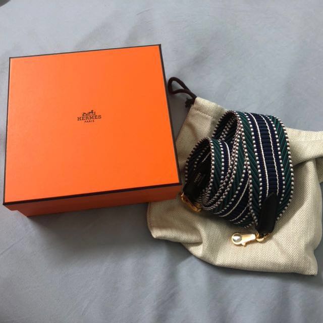 BNIB Hermes Sangle Cavale Canvas Bag Strap, Luxury, Accessories on Carousell