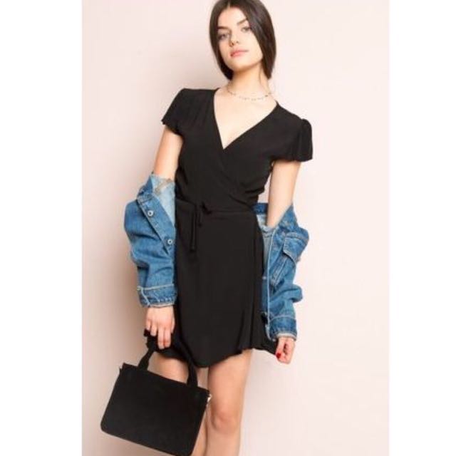 brandy melville black robbie dress