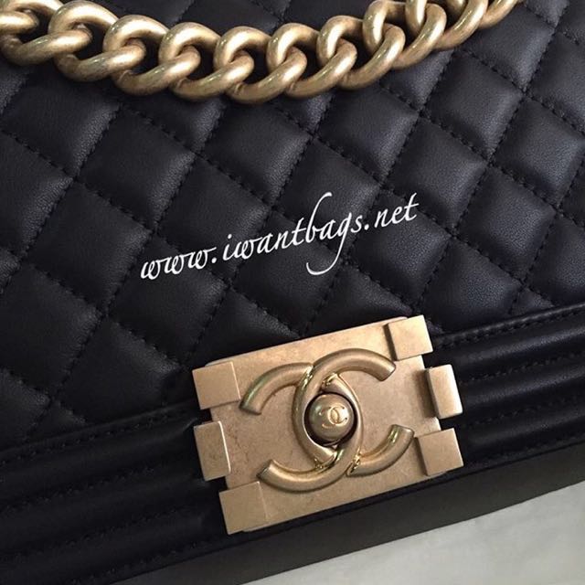 Chanel matte gold hardware sale