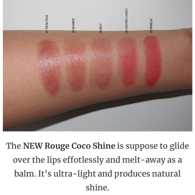 CHANEL rouge coco shine lipstick - Biarritz, Beauty & Personal Care, Face,  Makeup on Carousell