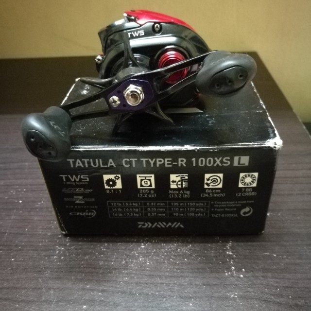 Daiwa Tatula CT Type R 103XS Fishing reel, Sports Equipment