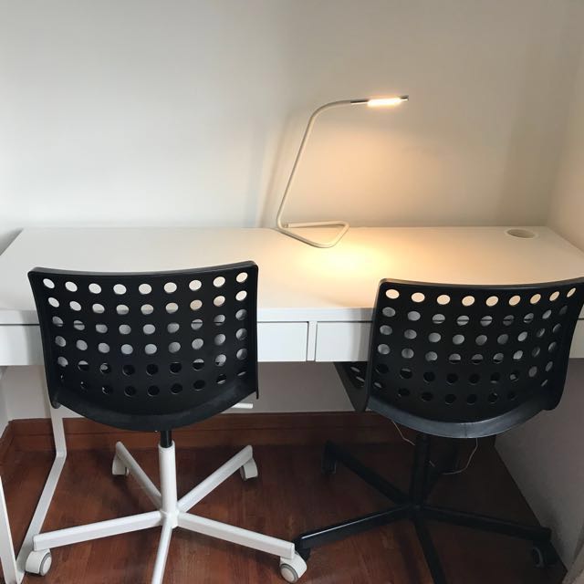 Double Office Desk And Chairs On Carou Double Office Desk And Chairs On Carou